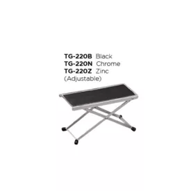 Maxtone TG-220N gitár zsámoly, króm