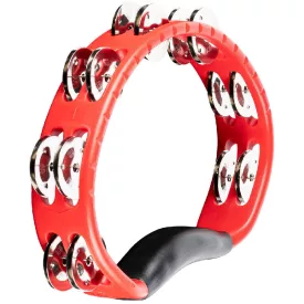   Meinl HTMT1R Tamburin, piros kétsoros félkör csörgőkarika