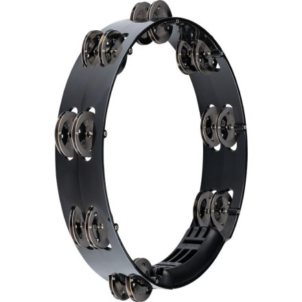 Meinl HTT10BK Tamburin, 10" kétsoros csörgőkarika, fekete