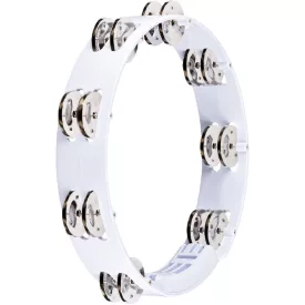   Meinl HTT10WH Tamburin, 10" kétsoros csörgőkarika, fehér