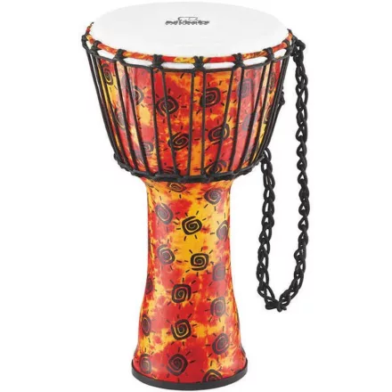 NINO Percussion PDJ1-M-F kötélhangolású szintetikus djembe 10" - minta F