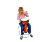NINO Percussion PDJ1-S-F kötélhangolású szintetikus djembe 8" - minta F