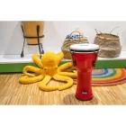 NINO Percussion 8″ szintetikus gyermek djembe - piros