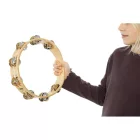 NINO Percussion NINO15 10" fa tamburin két soros