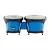NINO Percussion NINO17B-BK műanyag bongó, kék
