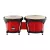 NINO Percussion NINO17R-BK műanyag bongó, piros