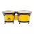 NINO Percussion NINO17Y-BK műanyag bongó, sárga