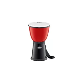 NINO Percussion NINO18R-BK 8" ABS djembe piros-fekete