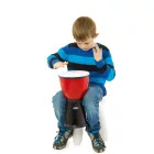 NINO Percussion NINO18R-BK 8" ABS djembe piros-fekete