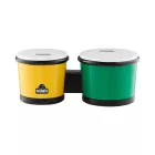 NINO Percussion NINO19G-Y 6½-7½" ABS bongó zöld-sárga
