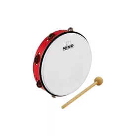 NINO Percussion NINO24R 10" műanyag tamburin piros