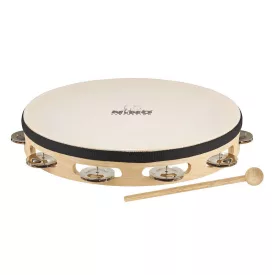 NINO Percussion NINO25 10" bőrös fa tamburin