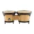 NINO Percussion NINO3NT-BK 6½" & 7½" fa bongó fekete