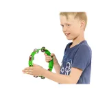 NINO Percussion NINO49GG 8" kompakt műanyag tamburin zöld