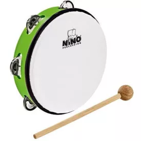 NINO Percussion NINO51GG 8" műanyag tamburin zöld