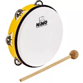 NINO Percussion NINO51Y 8" műanyag tamburin sárga