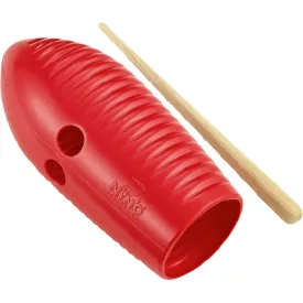NINO Percussion NINO581R mini guiro piros