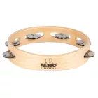NINO Percussion NINO943 8” egysoros fa tamburin - natúr