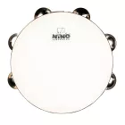 NINO Percussion NINO944 8” egysoros bőrös fa tamburin - natúr