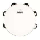 NINO Percussion NINO946 8” kétsoros bőrös fa tamburin - natúr