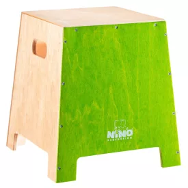   NINO Percussion NINO990GR kis méretű egymásra rakható cajon - zöld