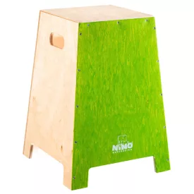   NINO Percussion NINO991GR nagy méretű egymásra rakható cajon - zöld