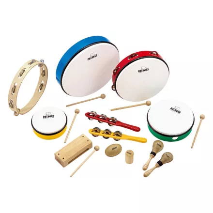 NINO Percussion NINOSET012 12 darabos ritmushangszer szett