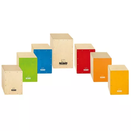 NINO Percussion NINOSET950 cajon ritmus szett - 7 db