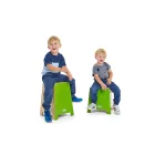 NINO Percussion NINOSET990GR egymásra rakható osztálytermi cajon ritmus szett - 7 db