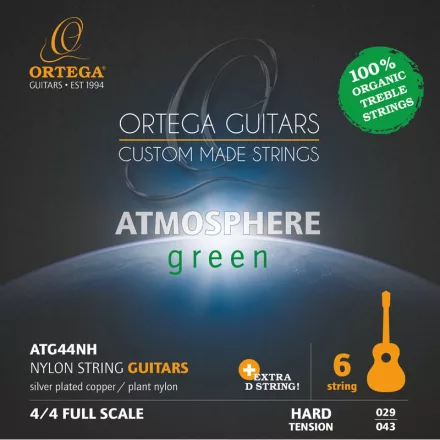 ORTEGA ATG44NH-ATG44NH Klasszikus gitár húrkészlet, kemény