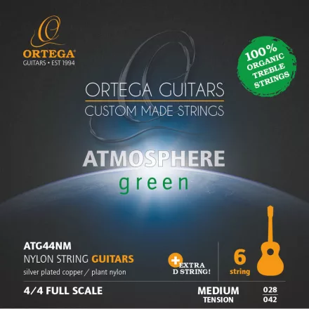 ORTEGA ATG44NH-ATG44NM Klasszikus gitár húrkészlet, közepes