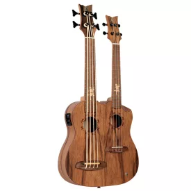 ORTEGA HYDRA-BSTE Dupla nyakú basszus ukulele, tokkal