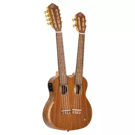 ORTEGA HYDRA Dupla nyakú tenor ukulele, tokkal