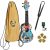 Ortega Keiki K2-SR 'Samurai' szoprán ukulele szett