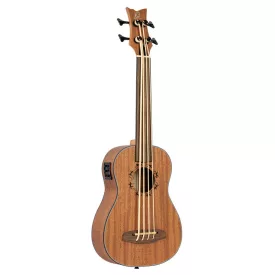   ORTEGA LIZZY-BSFL-GB Short scale bund nélküli basszus ukulele, tokkal