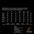 ORTEGA NYS44H klasszikus gitárhúr készlet, 4/4 Hard
