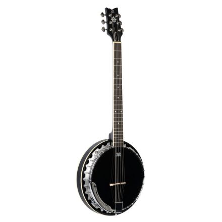 ORTEGA OBJ350/6-SBK Banjo, 6 húros, fekete