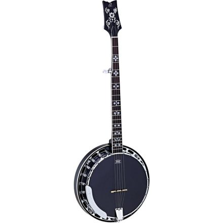 ORTEGA OBJ450-SBK Banjo, fekete, tokkal
