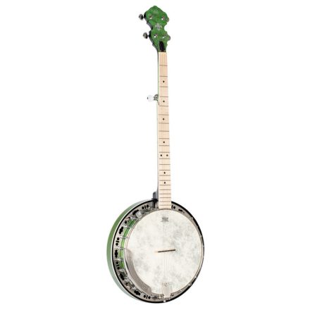 ORTEGA OBJE400TGR Banjo, zöld, tokkal