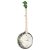 ORTEGA OBJE400TGR Banjo, zöld, tokkal