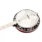 Ortega OBJE400TGR Banjo, zöld, tokkal