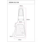 Ortega OGBAB-DLX-GY Deluxe basszusgitár tok, szürke