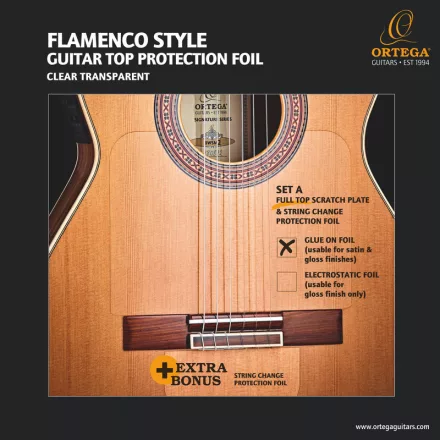 Ortega OPG-FLAM1 Védőfólia, full top, átlátszó