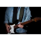 ORTEGA OSAR-4 Eredeti bőr gitárpánt, oliva zöld