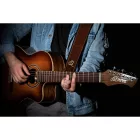 ORTEGA OSCU-2 Eredeti bőr gitárpánt, barna