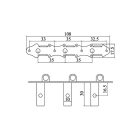 ORTEGA OTMDLX-BKBK DeLuxe gitár hangolókulcsok, fekete/fekete