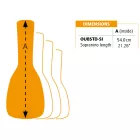 ORTEGA OUBSTD-SI Sopranino ukulele puhatok, fekete/narancs
