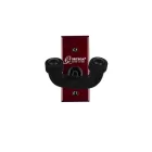 ORTEGA OUH-1WR Ukulele fali akasztó, borvörös