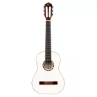 ORTEGA R121-1/2WH Klasszikus gitár, 1/2-es méret, fehér, tokkal