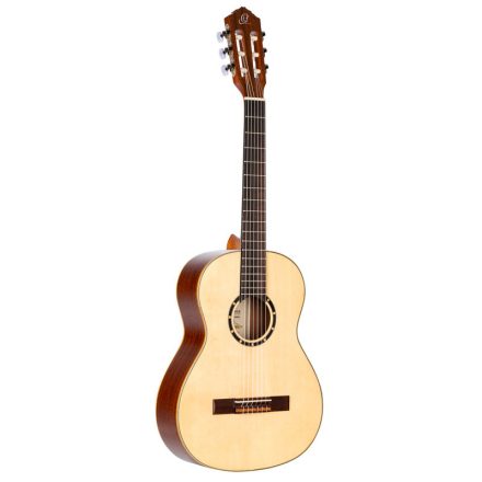 ORTEGA R121G-3/4 Klasszikus gitár, 3/4-es méret, natúr, tokkal